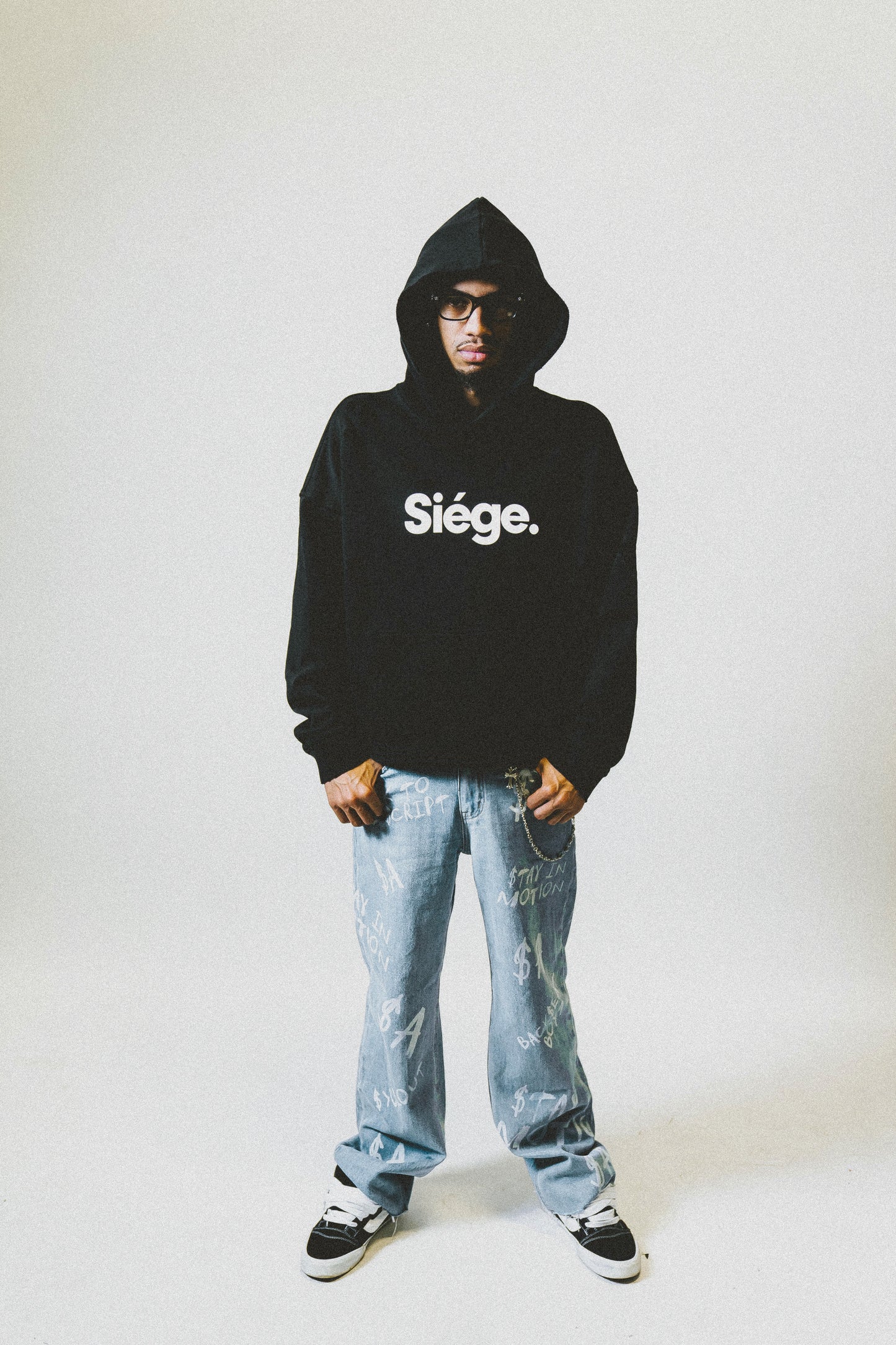 “Siége Distressed Core Hoodie”
